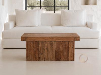 TAVOLINO IN TEAK ANTICO SIURANA