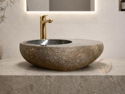 VASQUE COMPACTE PIERRE NATURELLE LEO