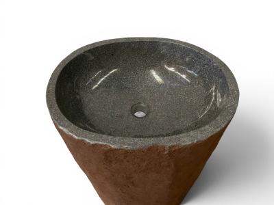 TOTEM WASHBASIN IN NATURAL STONE YVES