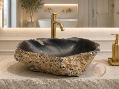 LAVABO DE PEDRA DE LAVA DIAMOND
