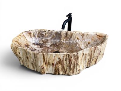 VASQUE DE BAIN EN BOIS FOSSILISE LEGIAN