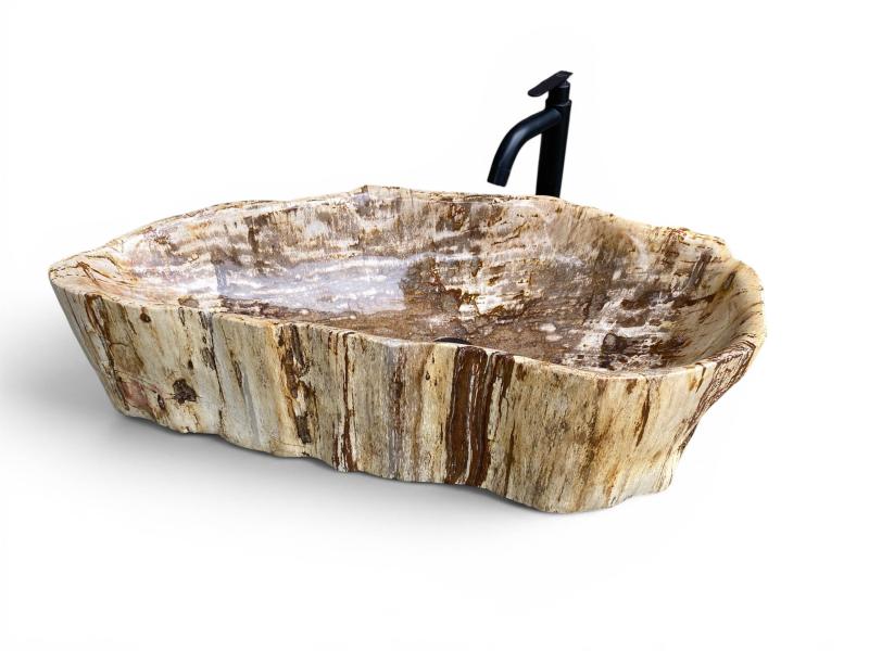 VASQUE DE BAIN EN BOIS FOSSILISE LEGIAN