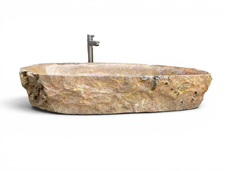 LAVABO NUDE DE PIEDRA NATURAL SIENA
