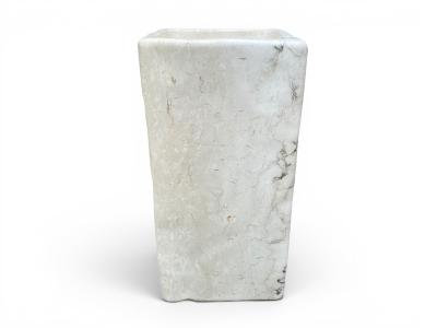 Lavabo A Colonna In Marmo Praslin - Arrelart