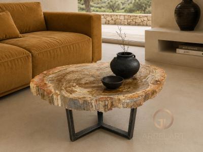 TABLE BASSE BRUN FOSSILE SOHO