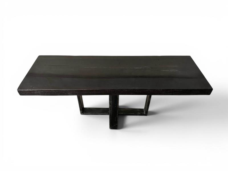 RECTANGULAR PETRIFIED WOOD COFFEE TABLE GANTE