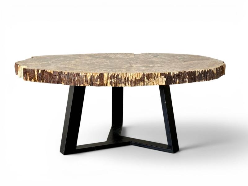 MESA AMBAR DE MADERA PETRIFICADA SIRACUSA