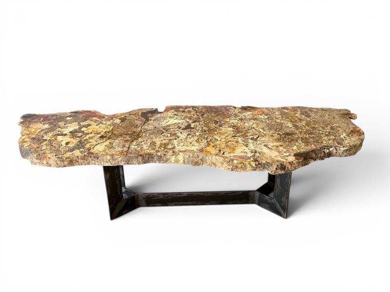 TABLE BASSE AUX COULEURS NATURELLES