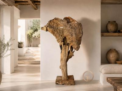 SCULTURA RUSTICA IN LEGNO SUZANNE