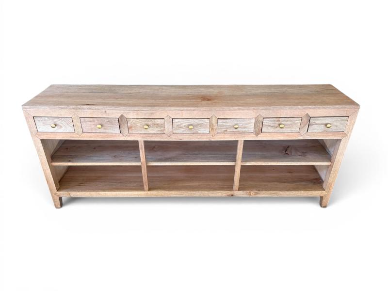 NATURAL WOOD BATHROOM VANITY ALSACE