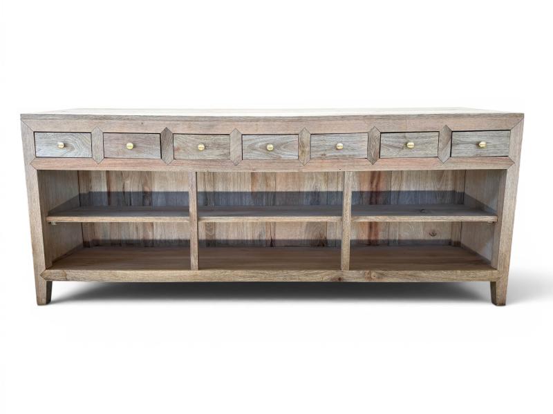 NATURAL WOOD BATHROOM VANITY ALSACE