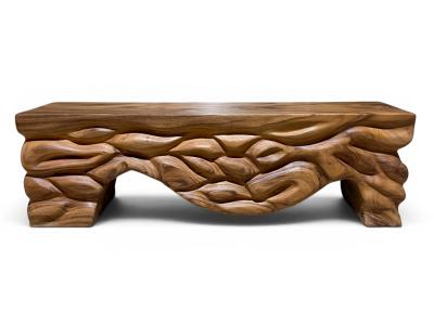 HANDGEFERTIGTES NIEDRIGES HOLZMOBEL LIVERPOOL