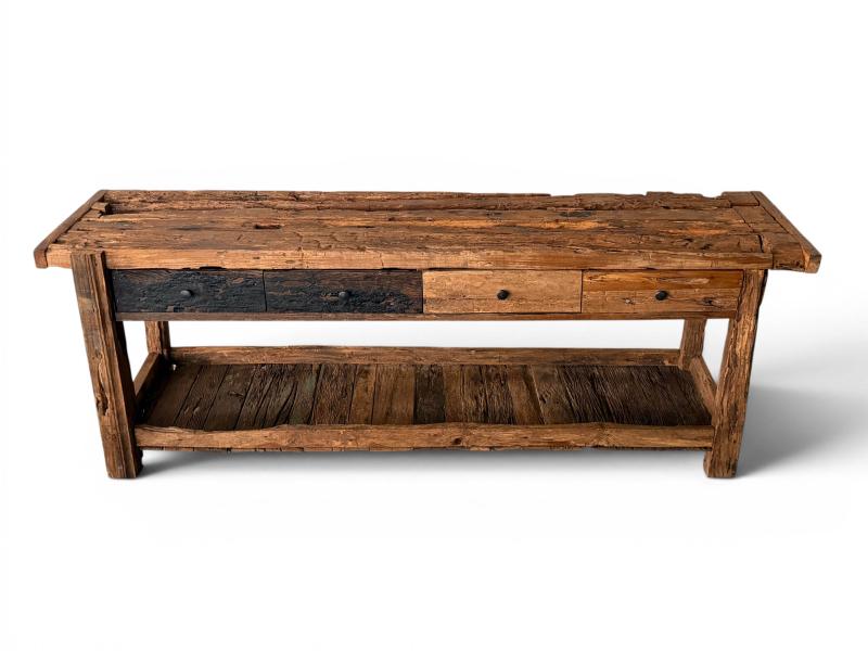 WASCHBECKENUNTERSCHRANK TEAKHOLZ POL