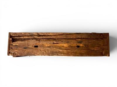 MEUBLE DE SALLE DE BAIN DE TECK ANTIQUE POL