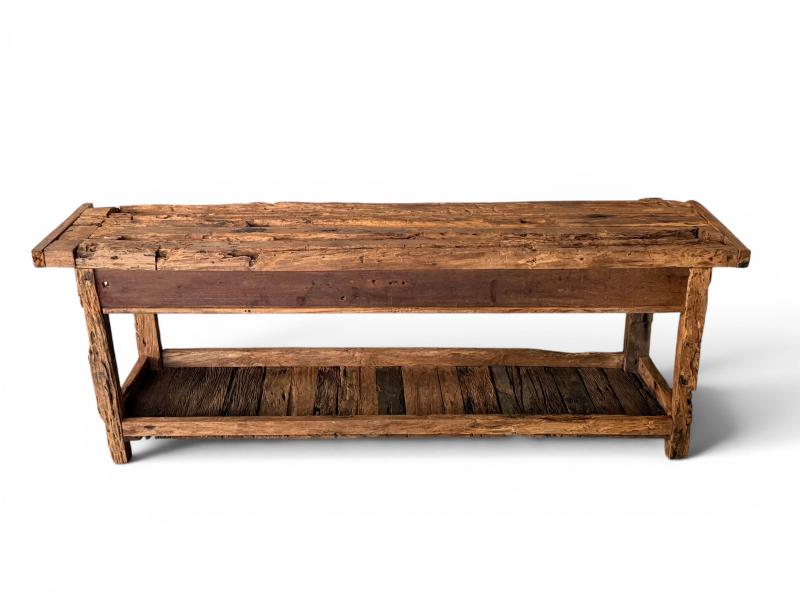 MUEBLE DE BAÑO DE TECA ANTIGUA POL