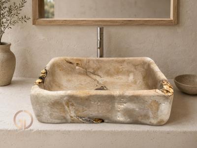 LAVABO ENVEJECIDO EN MARMOL SA TUNA