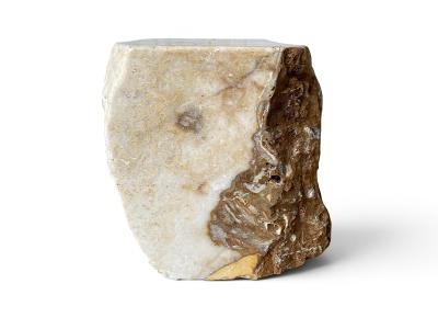 TABURETE DE ONIX NATURAL MACIZO IVORY