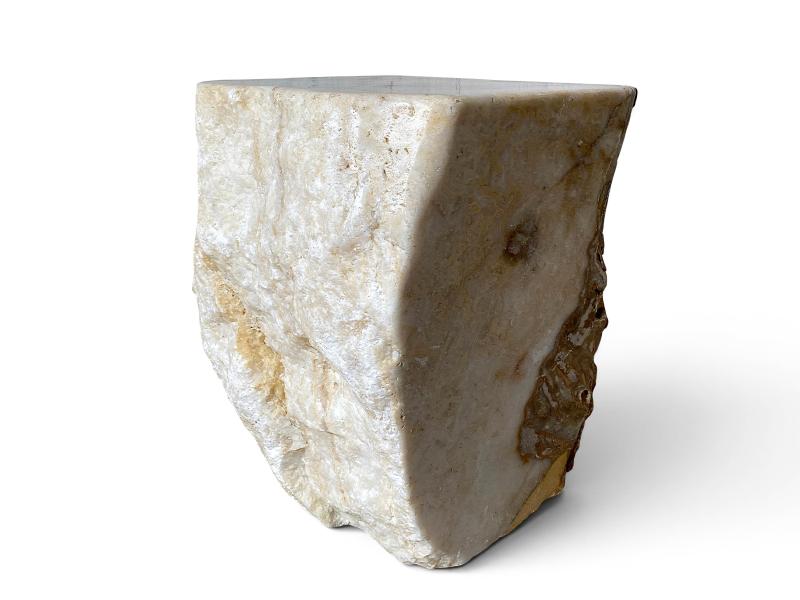 TAMBORET D ONIX NATURAL MASSIS IVORY