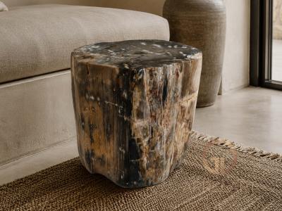 TAVOLINO IN LEGNO FOSSILIZZATO CROWN