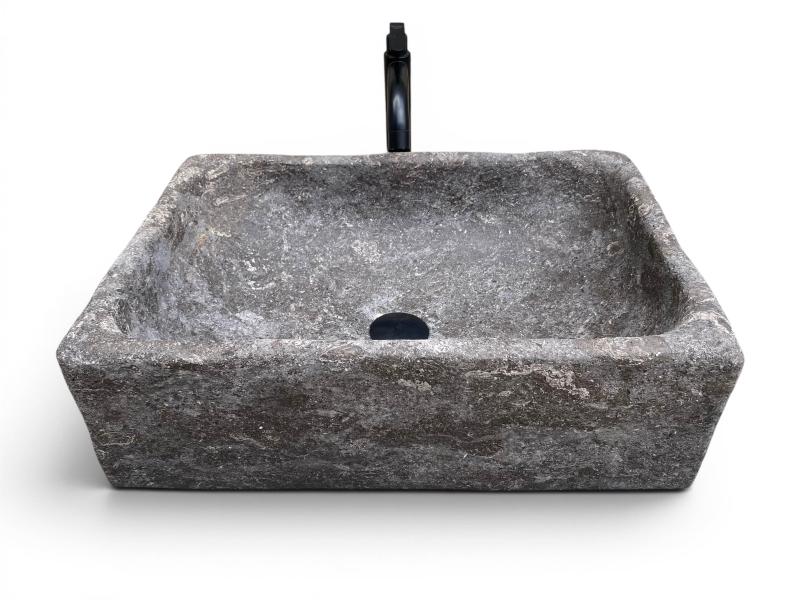 LAVABO DE MARBRE GRIS SENJA