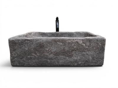 LAVANDINO IN MARMO GRIGIO SENJA