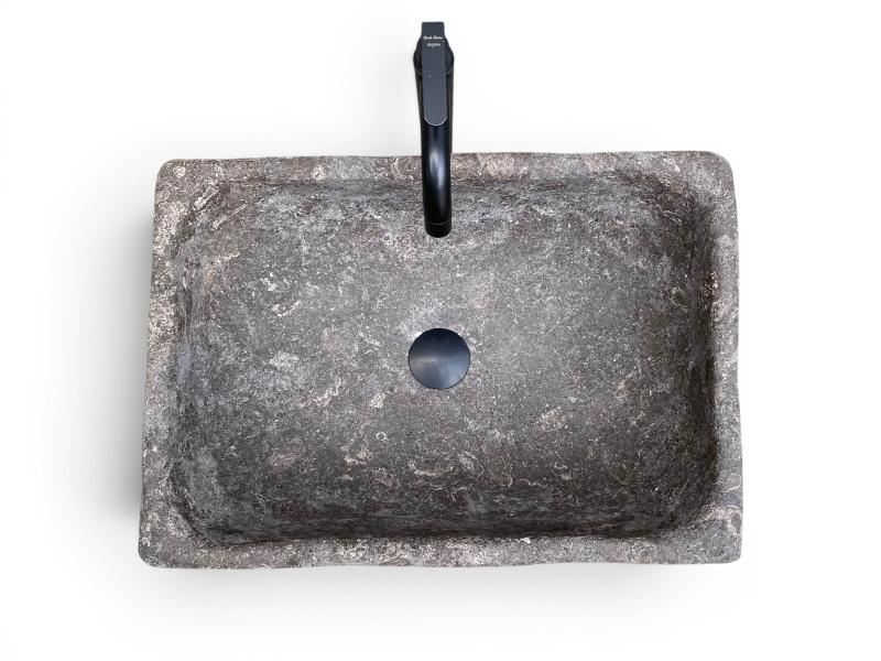 LAVABO DE MARMOL GRIS SENJA