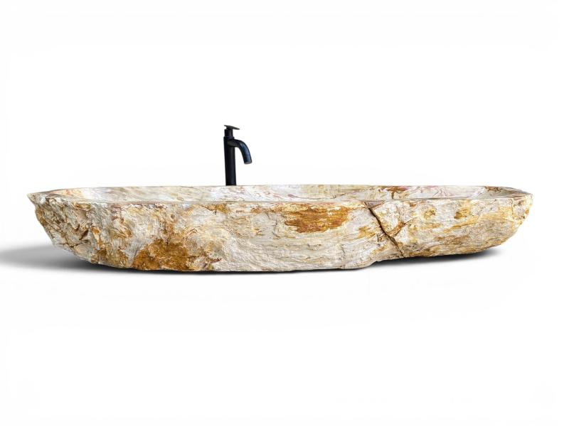 VASQUE DE BAIN EN BOIS FOSSILISE LEGIAN