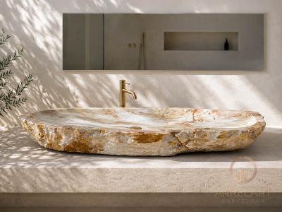 VASQUE DE BAIN EN BOIS FOSSILISE LEGIAN