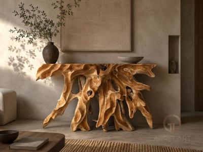 CONSOLA MADERA MACIZA ANTIBES