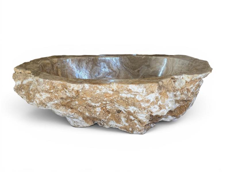 ORGANIC BATHTUB IN NATURAL STONE SELENE