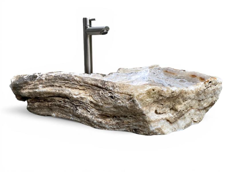 LAVABO DE PEDRA D ONIX DO MAR