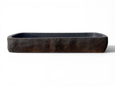 ELONGATED SINK BROWN TERRAZZO NIAMEY