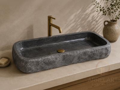 LAVABO FOSC DE TERRAZZO GRIS CHIUSA