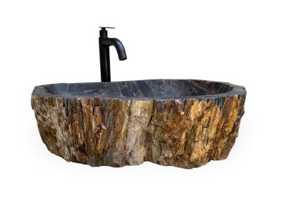 WASHBECKEN AUS VERSTEINERTEM HOLZ SYDNEY