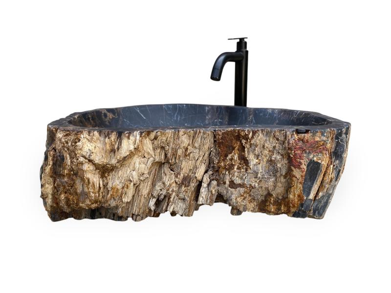 LAVABO DE MADERA FOSILIZADA NATURAL SYDNEY