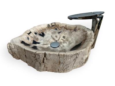 LAVABO PETRIFICADO MADERA CHIANTI