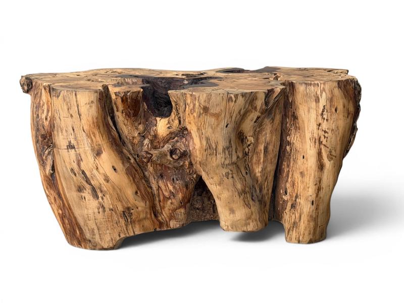 TABLE BASSE MASSIVE EN BOIS DE TAMARIN AZORES