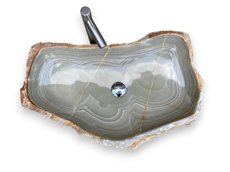 LAVABO GRIS PERLA DE PEDRA NATURAL FORMENTOR
