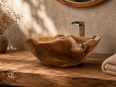 LAVABO DE FUSTA DE TECA NAHELE