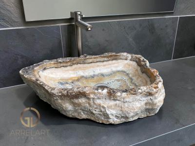 LAVABO ESTIL MEDITERRANI DE PEDRA BINIBECA