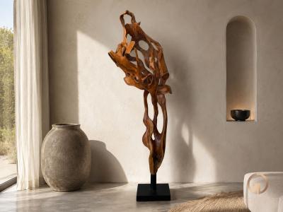 ESCULTURA EXCLUSIVA DE TECA DUNE