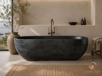 BAIGNOIRE SUR MESURE EN PIERRE CHICAGO