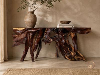 CONSOLE IN LEGNO TROPICALE LYON