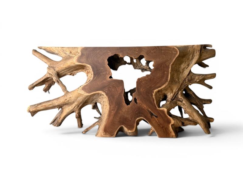 RUSTIC TEAK CONSOLE