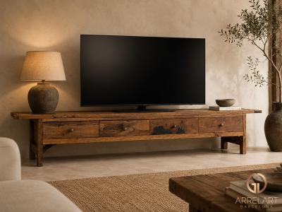 MUEBLE TV CON CAJONES MADERA TULY