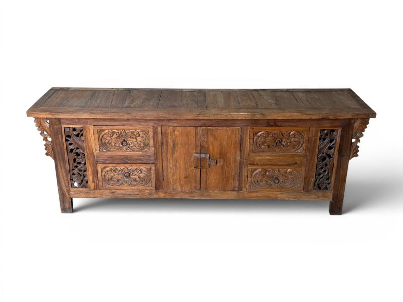BUFFET EN BOIS DE TECK CASSIS