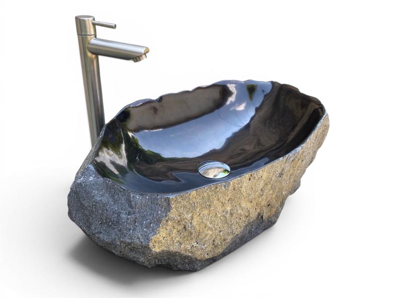 LAVABO DISTINCTIF EN PIERRE DE LAVE SHIVA