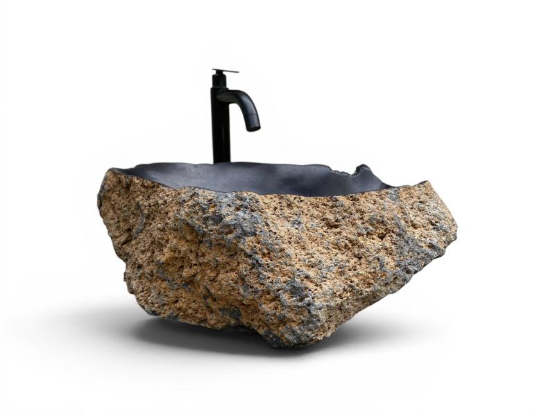 LAVABO EXCLUSIVO DE PIEDRA DE LAVA DIAMOND
