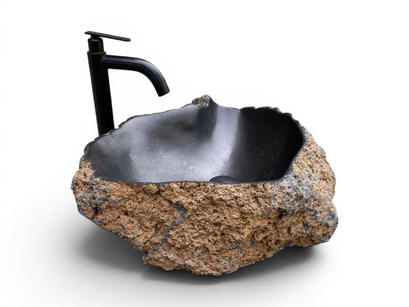 CONSIGUE LAVABO DE PIEDRA DE LAVA DIAMOND