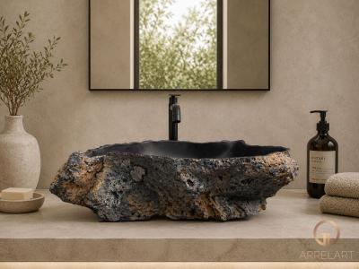 LAVABO DE PEDRA DE LAVA DIAMOND
